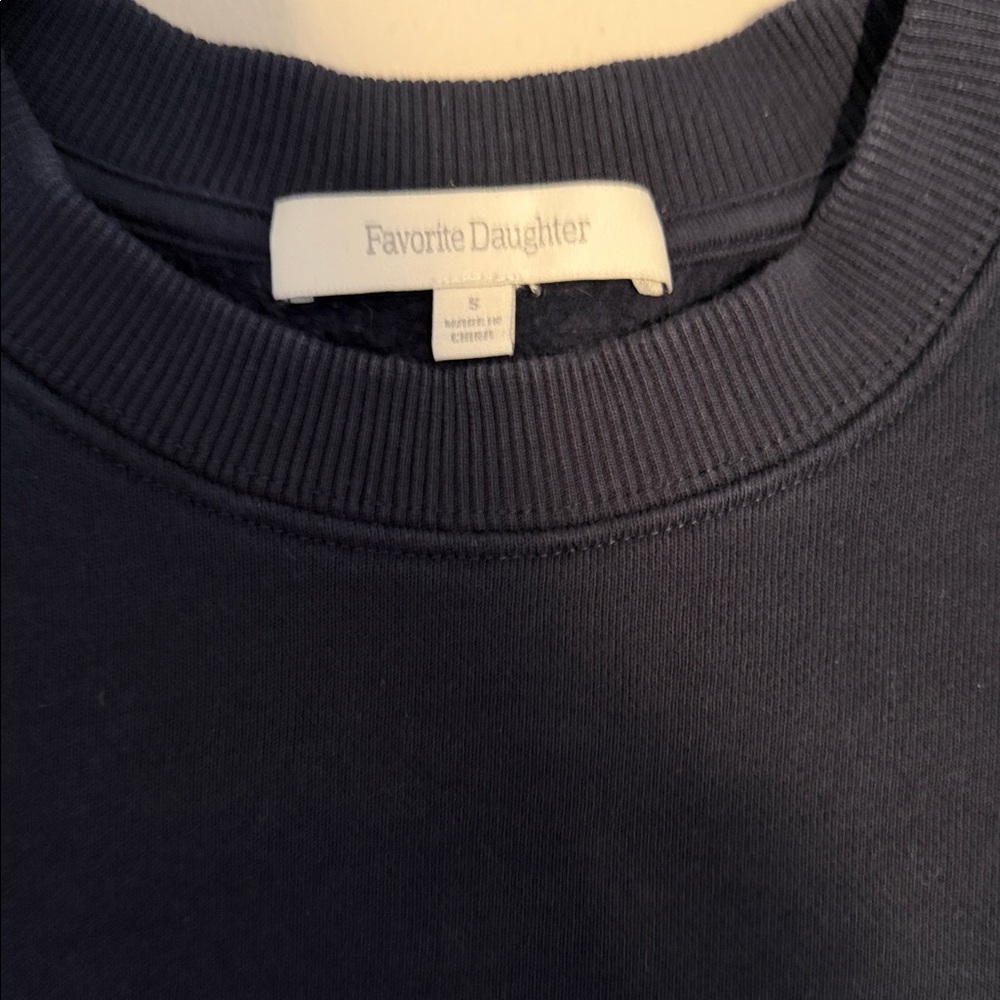 Favorite Daughter Navy Pullover Sweatshirt - Picture 2 of 4